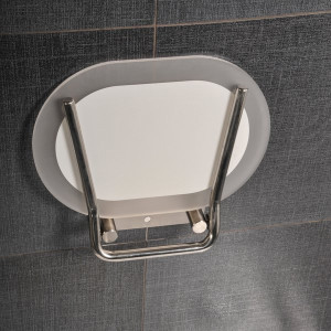 Сидіння для душу CHROME CLEAR-STAINLESS, RAVAK