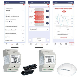 Проводной Wi-Fi терморегулятор COMPUTHERM B300