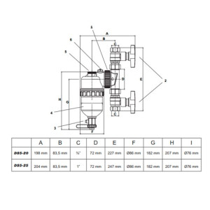 Фильтр магнитный самопромывной COMPUTHERM DS5-25