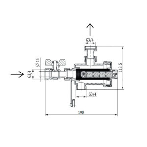 Фильтр магнитный самопромывной COMPUTHERM DS2-20