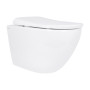 Унитаз подвесной Qtap Robin ML Ultra Quiet 490×365×325 мм, с сиденьем  Soft-close MagLock, White QTROBML26W49621
