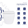 Унитаз подвесной Qtap Robin ML Ultra Quiet 490×365×325 мм, с сиденьем  Soft-close MagLock, White QTROBML26W49621