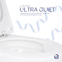 Унитаз подвесной Qtap Robin ML Ultra Quiet 490×365×325 мм, с сиденьем  Soft-close MagLock, White QTROBML26W49621