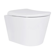 Унитаз подвесной Qtap Scorpio ML Ultra Quiet 490×365×325 мм, с сиденьем Soft-close MagLock, White QTSCOML26W49622