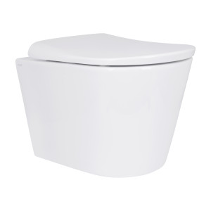 Унитаз подвесной Qtap Scorpio ML Ultra Quiet 490×365×325 мм, с сиденьем Soft-close MagLock, White QTSCOML26W49622