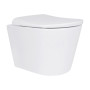 Унитаз подвесной Qtap Scorpio ML Ultra Quiet 490×365×325 мм, с сиденьем Soft-close MagLock, White QTSCOML26W49622