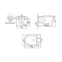 Унитаз подвесной Qtap Scorpio ML Ultra Quiet 490×365×325 мм, с сиденьем Soft-close MagLock, White QTSCOML26W49622