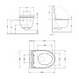 Унитаз подвесной Qtap Scorpio ML Ultra Quiet 520×365×365 мм, с сиденьем Soft-close MagLock, White QTSCOML26W49624