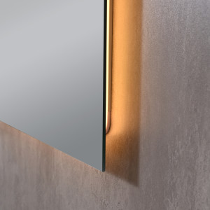Дзеркало Qtap Taurus (TA1) 1000×800 мм з LED-підсвічуванням Touch, з антизапотіванням, з димером, рег. темп. кольору (3000-6500K) QTTAU100080048956