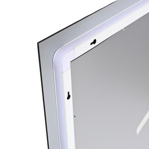 Дзеркало Qtap Taurus (TA1) 1000×800 мм з LED-підсвічуванням Touch, з антизапотіванням, з димером, рег. темп. кольору (3000-6500K) QTTAU100080048956