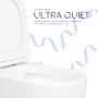 Унитаз напольный Qtap Evia Ultra Quiet 630×350×795 мм с сиденьем Soft-close, White QTEVI27W49258