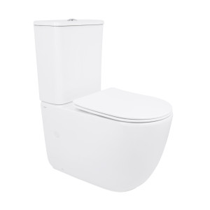 Унитаз напольный Qtap Aquarius Ultra Quiet 620×355×790 мм с сиденьем Soft-close, White QTAQAW27W49262