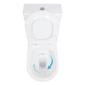 Унитаз напольный Qtap Aquarius Ultra Quiet 620×355×790 мм с сиденьем Soft-close, White QTAQAW27W49262