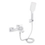 Змішувач для ванни Qtap Arvin з душовим гарнітуром QTARV259CRM48640 Chrome