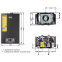 Колонка газовая дымоходная Thermo Alliance JSD20-10NQB BLACK 10 л EURO+