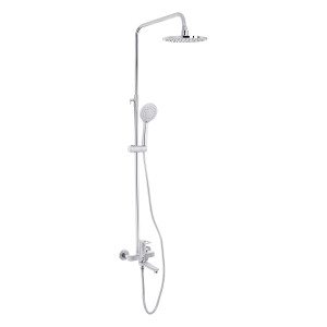 Душевая система универсальная Lidz Latwa 1031 на три потребителя (с изливом) (k35) Chrome LDLAT1031CRM48993