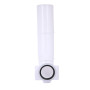 Угловая трубка смыва Qtap 82х74х262 мм White для инсталляции Standard QTSTD167W49807