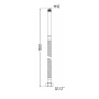 Гнучка підводка для змішувача Thermo Alliance Forte М10 100 см TAF387W100