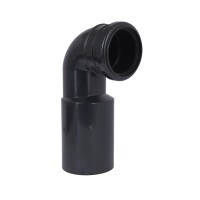 Патрубок Qtap сливной угловой DN90 112х158х304 мм для инсталляции Standard QTSTD167BL50800