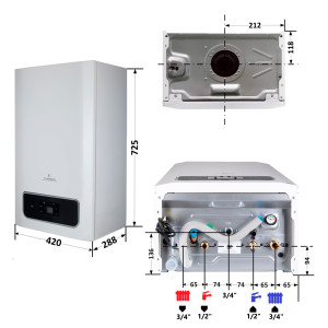 Котел газовый Thermo Alliance Ewa System 24 кВт (Одноконтурный,Condensing)