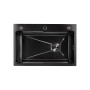 Мойка для кухни интегрированная Lidz Handmade H6845HB Decor Black PVD Honeycomb 3,0/1,0 мм LDH6845HDECBLM49445