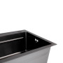 Мойка для кухни интегрированная Lidz Handmade H7545B Brushed Black PVD 3,0/1,0 мм LDH7545BRUBLM49458