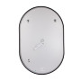 Дзеркало Qtap Scorpio (SC1) з LED-підсвічуванням Touch, з антизапотіванням, з димером, рег. темп. кольору (3000-6500K) Black QTSC600900