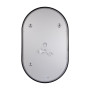 Дзеркало Qtap Scorpio (SC1) з LED-підсвічуванням Touch, з антизапотіванням, з димером, рег. темп. кольору (3000-6500K) Black QTSC500800