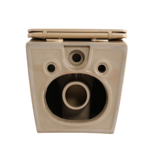 Унитаз подвесной Qtap Robin Ultra Quiet 520×365×340 мм, Beige, с сиденьем Slim Duroplast / Soft-close / Quick Release QTROB26SB48997