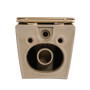 Унитаз подвесной Qtap Robin Ultra Quiet 520×365×340 мм, Beige, с сиденьем Slim Duroplast / Soft-close / Quick Release QTROB26SB48997