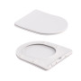Унитаз подвесной Qtap Robin Ultra Quiet 520×365×340 мм, Marble, с сиденьем Slim Duroplast / Soft-close / Quick Release QTROB26MR48998