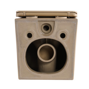Унитаз подвесной Qtap Tern Ultra Quiet 520×345×325 мм, Beige, с сиденьем Slim Duroplast / Soft-close / Quick Release QTTER26SB49001