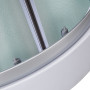 Душовий бокс Lidz Tani SB100x100.SAT.LOW.FR, скло Frost 4 мм