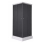 Душовий бокс Lidz Kubis SB90x90.SAT.LOW.GR, скло тоноване 4 мм