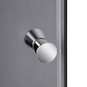 Душовий бокс Lidz Kubis SB90x90.SAT.LOW.GR, скло тоноване 4 мм