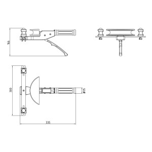 Thermo Alliance Трубогиб рычаговый универсальный для м/п труб d16-32 STD-4091632