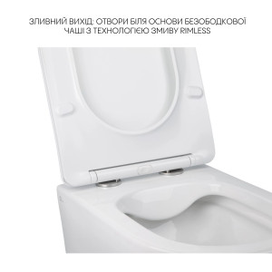 Комплект Qtap Jay 2 в 1: унитаз подвесной Rimless + биде подвесное
