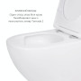 Акційний набір: Унітаз підвісний Jay Ultra Quiet QT07335177W 485х360х320 + Tern Ultra Quiet QT17332303ASW 490x365x325