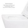 Акційний набір: Унітаз підвісний Jay Ultra Quiet QT07335177W 485х360х320 + Tern Ultra Quiet QT17332303ASW 490x365x325