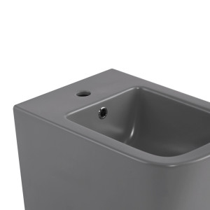 Комплект Qtap Tern Stone grey 3 в 1: підвісний унітаз Ultra Quiet + біде підвісне + раковина накладна QTTERSG49162
