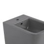 Комплект Qtap Tern Stone grey 3 в 1: підвісний унітаз Ultra Quiet + біде підвісне + раковина накладна QTTERSG49162