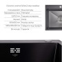 Акционный набор Lidz: мойка интегрированная Decor Black PVD Honeycomb 2,5/0,5 мм + Смеситель Aria для кухни с гибким изливом (k35) Black