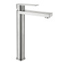 Змішувач для раковини високий Lidz Nexus 001FH (k35)  LDNEX001FHNKS49185 Nickel