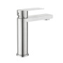 Змішувач для раковини низький Lidz Nexus 001F (k35)  LDNEX001FNKS49184 Nickel