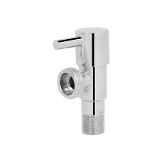 Кран угловой Thermo Alliance Standart  (палочка) 1/2"Нх3/4"Н, нерж, хром, керам. букса TAS349W1520