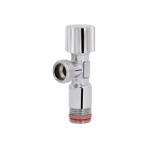 Кран угловой Thermo Alliance Forte вентельный 1/2"НН, хром TAF341W1515