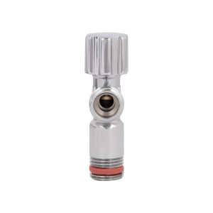 Кран угловой Thermo Alliance Forte вентельный 1/2"НН, хром TAF341W1515