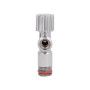 Кран угловой Thermo Alliance Forte вентельный 1/2"НН, хром TAF341W1515