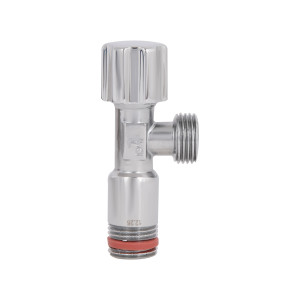 Кран угловой Thermo Alliance Forte вентельный 1/2"НН, хром TAF341W1515