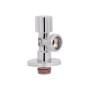 Кран угловой Thermo Alliance Forte вентельный 1/2"Н×3/4"Н, хром TAF341W1520